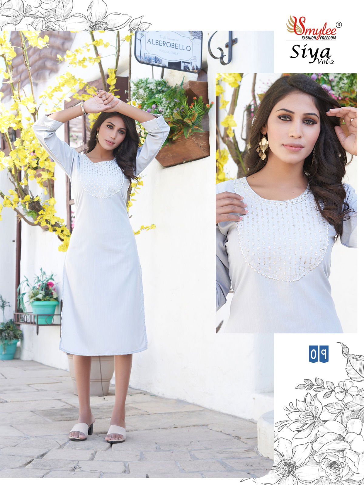 SIYA vol 2 Rung Daily Wear Wholesale Designer Kurtis Catalog